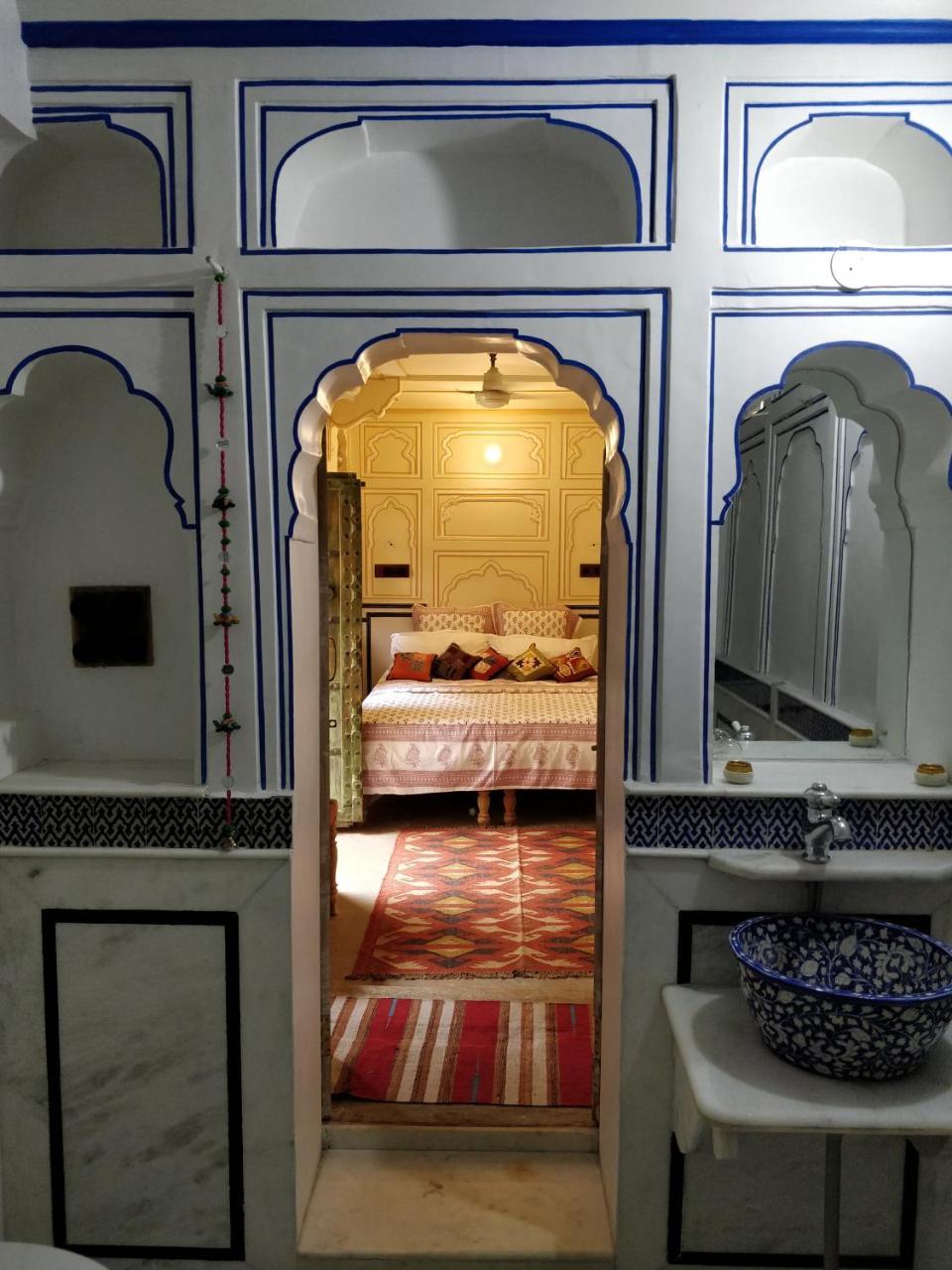 Jaipur Haveli Bed and Breakfast Esterno foto